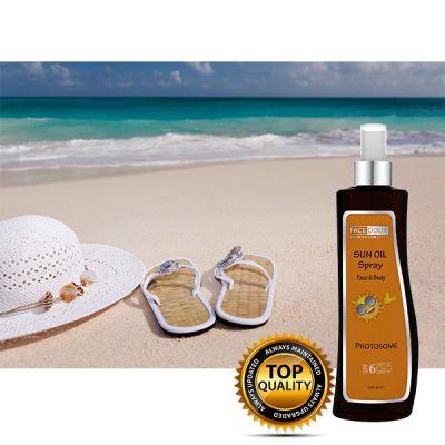 روغن آفتاب فتوزوم  دارای SPF 6 مناسب برای پوست صورت و بدن جهت محافظت در برابر نور ماوراءبنفش و جلوگیری از آفتاب سوختگی یک روغن برنزه کننده حاوی روغن های ارگانیک